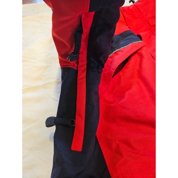 St.Johns Bay Mens Red Navy Blue White Color Block Ski Snowboard Jacket Vtg XL - Picture 5 of 8